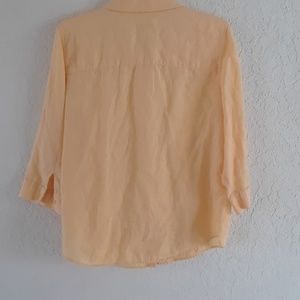 Chico's Tops - Chico's butter yellow linen shirt Chico's Tops - Chico's butter yellow linen shirt